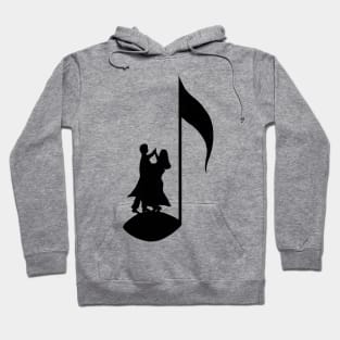 Dancing on the musical note Hoodie